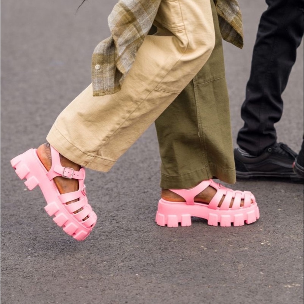 Melissa Pink Platform Sandals